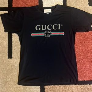 OVERSIZE T-SHIRT WITH GUCCI LOGO